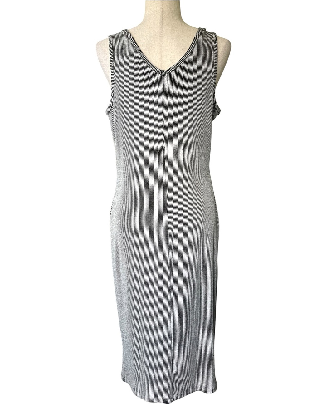 Mossimo ribbed pinstripe sleeveless mid dress - Picture 9 of 9